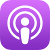 The logo for the podcast app/player Apple Podcasts