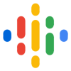 The logo for the podcast app/player Google Podcasts